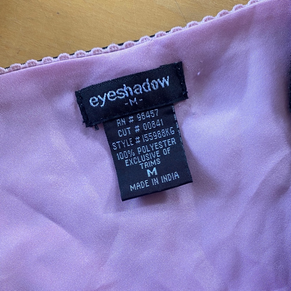 Eyeshadow Black and Pink Floral Camisole - Picture 2 of 3